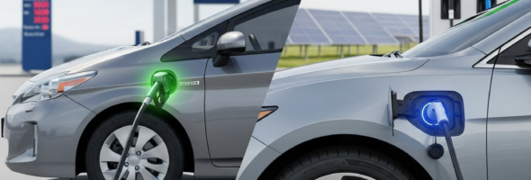 Diferencias entre autos híbridos y eléctricos para uso diario