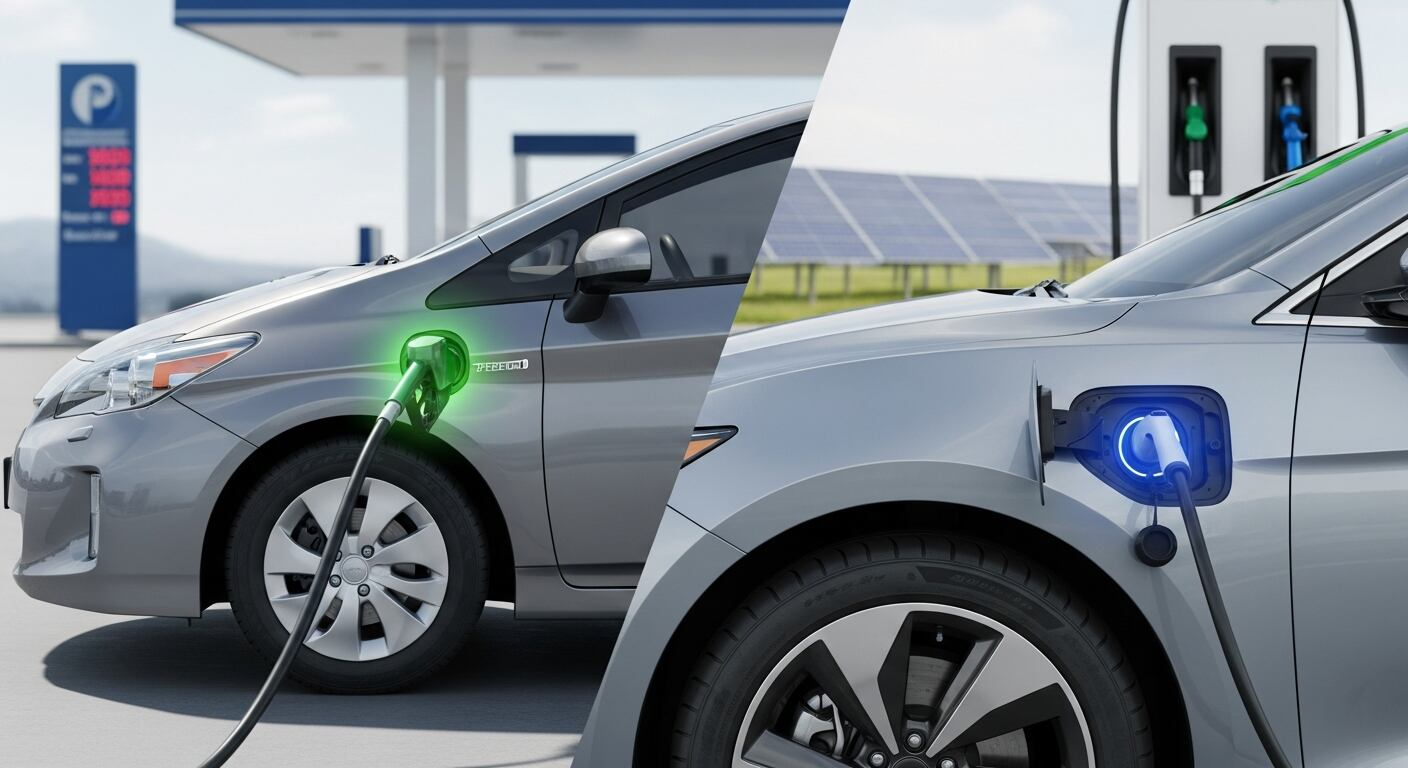 Diferencias entre autos híbridos y eléctricos